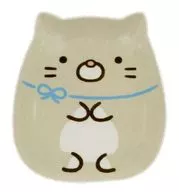 Neko-no-kyodai (gray) Neko-no-kyodai die-cut plate "Sumicco Gurashi"