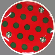 Logo (Red / Green / Dot) Holiday 2019 Round Small Dish "Starbucks Coffee" Eligible Products Purchase benefits
