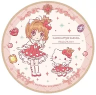 Kinomoto-Zakura & Hello Kitty Wood Coaster Perfume ver. "Cardcaptor Sakura × Sanrio Character Drivers"