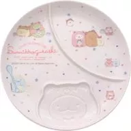 Tokage Ouchide Kuma Cafe Character Type Partition Plate "Sumicco Gurashi"