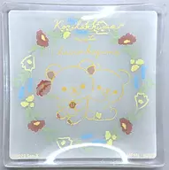 コリラックマ＆チャイロイコグマ/花 ガラスプレート 「一番くじ リラックマ～20Years of Nostalgic Dreams～」 E賞