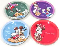 Gathered Melamine Plate (4-Sheet Set) "Disney" Disney Store Limited