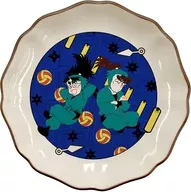 Rokunen Rogumi Kutani-yaki porcelain Mamezara' Nintama Rantaro'