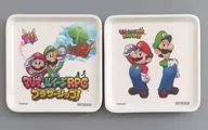 マリオ＆ルイージ メラミンプレート2枚セット 「Switchソフト マリオ＆ルイージRPG ブラザーシップ!」 楽天ブックス購入特典