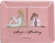 Sanji & Pudding Melamine Plate "Ichiban KUJI ONE PIECE Memory of Plains" F Prize