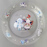 Snowy Gathering Glass Plate "Pocket Monsters" Pokemon Center limited