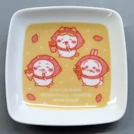 Small Skin & Bee Lace & Rabbit (Sweet Potato) Bean Plate "Little Skin is Small and Cute Thing" Mini Skin Mogu Mogu Honpo Kawagoe Store Limited