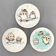 蓝色小碟3片SET