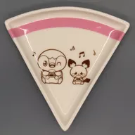 ポッチャマ＆ピチュー ピザ型プレート 「一番くじ ポケピース ～“PEACE”なダイナーへようこそ～」 G賞