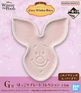 ピグレット ほっこりプレートコレクション 「一番くじ くまのプーさん Cozy Winter Days」 G賞