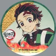 Tanjiro Kamado Coaster "TV Anime Demon Slayer: Kimetsu no Yaiba Mugen Train Version ×ufotable Cafe× Machi ★ Asobi CAFE" drink menu order bonus
