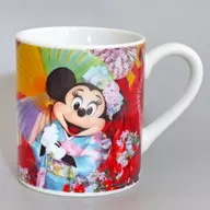 Minnie Mouse (Japanese style) mug "Imagining the Magic Mika Ninagawa × Disney" Tokyo Disney Resort limited