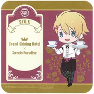 Kurusu Sho original coaster "Utano Prince Sama ♪ Grand Shining Hotel×SWEETS Paradise" collaboration drink order privilege