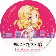 Yuri Toshigure original coaster "Mawaru Penguindrum 10th anniversary collaboration cafe powered by Animax Cafe +" collaboration menu order bonus