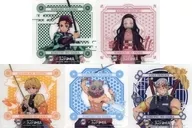 5-Variety Set Original Coaster "Demon Slayer: Kimetsu no Yaiba x Komeda Coffee" Drink Order Special