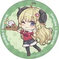 Kakumaki Wayo (Merino Uniform Celebration Plate Ver.) Limited Coaster "Hololive Kakumaki Wayo × Merino WATAMERINO Collaboration!" Collaboration Drink Order Bonus