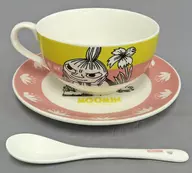 Gathered (Pale Pink) Cup & Saucer "Moomin"