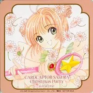Kinomotozakura (Hana) coaster "Cardcaptor Sakura Christmas Party in HARAJUKU" drink menu order bonus