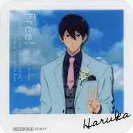 Nanase Haruka Coaster "Free! -the Final Stroke - × Hilton Tokyo Odaiba" drink menu order bonus