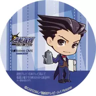 Ryuichi Seihodo (butler) Coaster "Ace Attorney ~ its' Truth', Disputed! ~ × Drama Cafe" menu order privilege