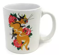 Hammer cat and Kisaki cat mug Illustrations by Black Cat Design "Tokyo Revengers ×RE : SHAZAMA"