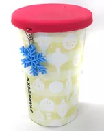 假日2020矽膠蓋不銹鋼杯掛件雪355 ml