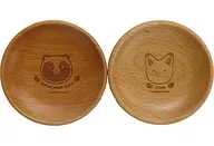 [A la Carte] Raccoon and Fox Wood Petit Plate "Raccoon and Fox Happy Bag 2020"