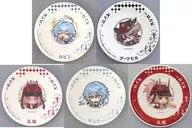 Conjunto de 5 tipos de pratos de sushi "Colapso : Star Rail x Sushiro Yume Muke Muke" Ordem de Produtos Alvo Segunda Metade do Privilégio