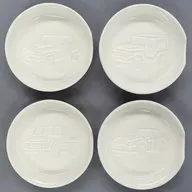 オリジナル車が浮き出る醤油皿 トヨタ名車コレクション(1950～1960年代) 4枚セット ウエインズトヨタ神奈川 来店プレゼント