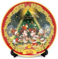 集合 クリスマスイヤープレート 「ディズニー×東京ばな奈 2024」