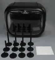 LEDライト付きフィギュアコレクションBOX(ブラック)