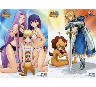 Saber & Rider & Sakura Matou Underlay "Fate" ゲーマガ October 2008 Special Supplement