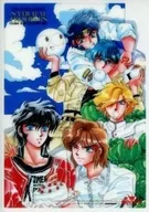 Set (Background/Aozora) B5 clear underground "Yoroiden Samurai Troopers"