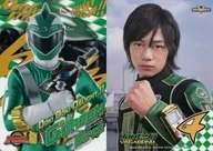 Goon Green / Norito JO (Masahiro Usui) reversible underlay' Enjin Sentai Goon Ranger'