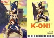[Single Item] Only & Mio & Ritsu & Pongee (Slide) B5 Underlay "K-on! B5 Underlay set"