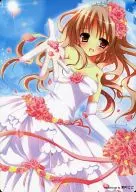 [単品] 奈月ここイラスト(花嫁) B5下敷き 「C75 ラビットnet 下敷き付テレホンカードセット」