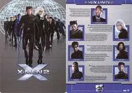 集合(パンフレット表紙) B5下敷き ｢X-MEN2｣