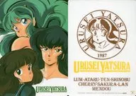 ラム＆弁天＆三宅しのぶ /ラム(ブラウン×イエロー) B5下敷き 「うる星やつら」