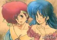 ケイ＆ユリ(横向き/顔アップ) 下敷き 「ダーティペア」