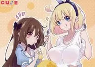 リン＆杏奈(ぽかぽかたいわん!) ペーパーペンシルボード 「月刊コミックキューン 2023年11月号」 メロンブックス購入特典