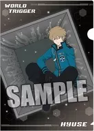 Hughes cronin SQUARE Ver. A4 plastic trasparent file folder "WORLD TRIGGER"