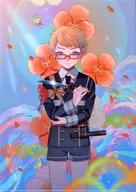 Ilustração A4 Clear File for Open House of Shiro 多藤 Hiroshi "Katana Ranbu -ONLINE - x Fukuoka City Museum Samurai - Mononofu no Bikei - (Samurai exposição)"