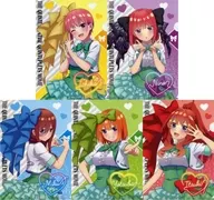 Set A4 clear file 5-sheet set "Eiga The Quintessential Quintuplets x Family Mart"