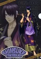 Shinsuke Takasugi A4 plastic trasparent file folder bakugai "GINTAMA x Don Quijote"