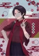 Oshu Kiyomitsu A4 plastic trasparent file folder "Special TOUKEN RANBU HANAMARU ～ Setsugekka ～ Yukinomaki × FamilyMart Release Commemoration Campaign" The first edition of Purchase benefits