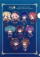 Puchi ヘオロットセインツ A4 clear file "Asalto Lily POP UP SHOP Midaiba Girls' School edition 2"