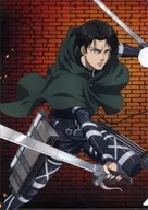 [A la carte] Levi Ackerman A4 clear file (background brown) "Ataque a los Titanes : The Final Season×NewDays"