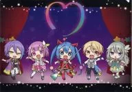 Wonderland × showtime A4 clear file "プロジェクトセカイ colorful stage! feat. Miku Hatsune half anniversary exhibition"