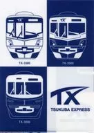 TX3 modelos (ilustração ver.) TX A4 arquivo claro Tsukuba Express Goods