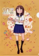 Okano A4 Clear File  "Yuyushiki 10 th Anniversary Exhibition"